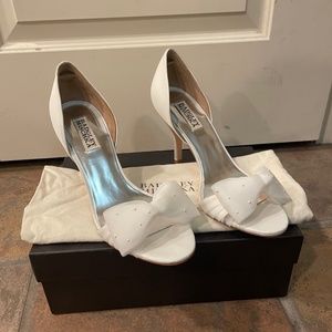 White Zandra Badgley Mischka